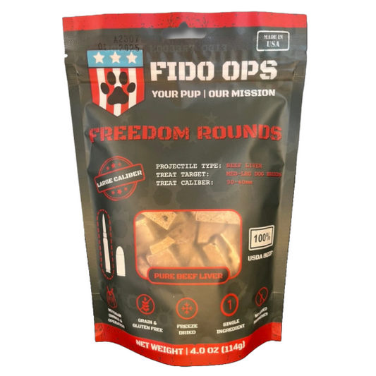 Beef Liver Freeze Dried Dog Treats Large Caliber